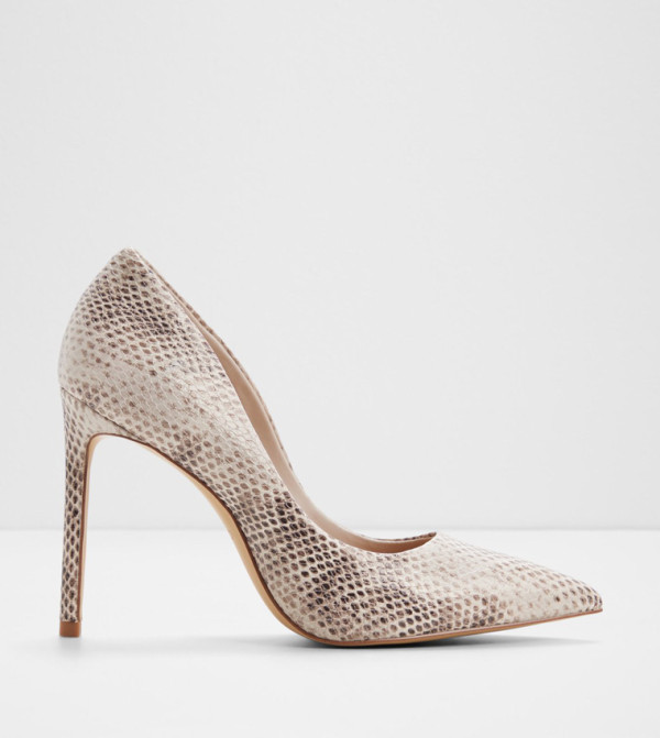 STESSY2.0 Snakeskin Stiletto Heel Pumps