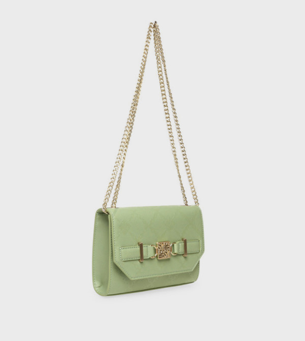 BAMBY Monogram Flap Convertible Crossbody Bag