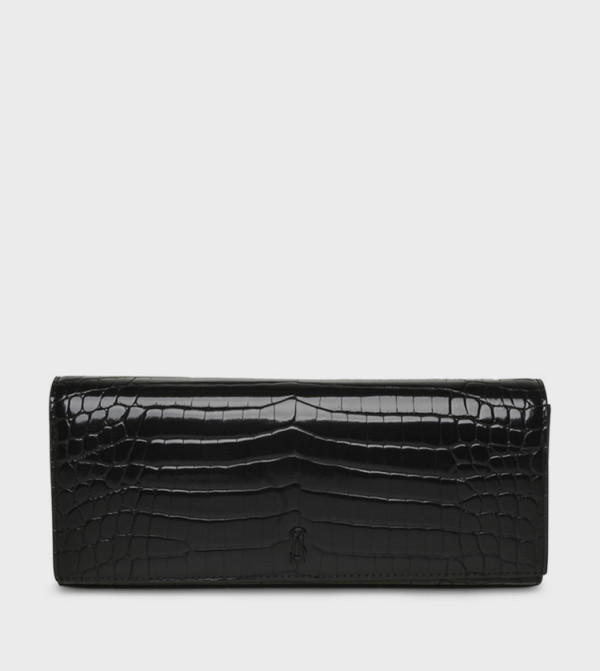 FRANKI Textured Flap Clutch