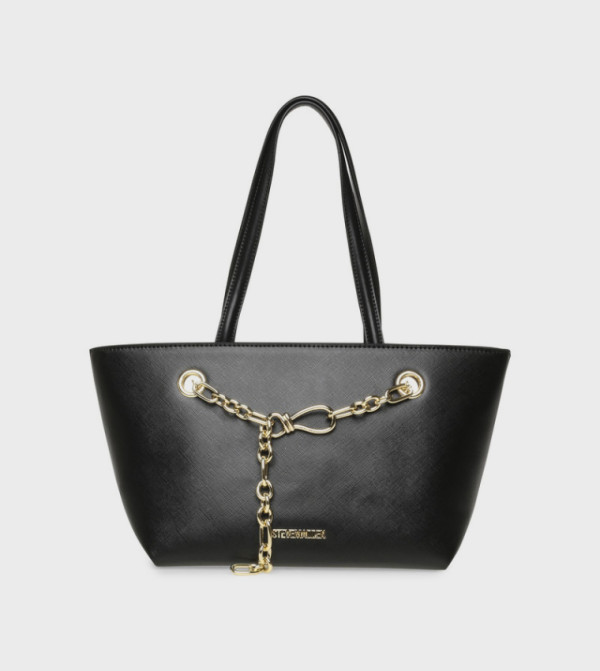 BIRINA Chain Detail Zip Tote Bag