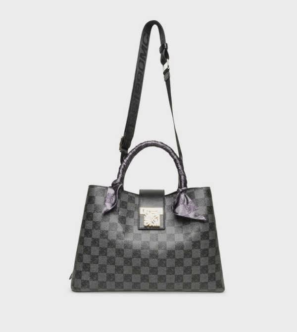 BMISHA-L Monogram Satchel Bag