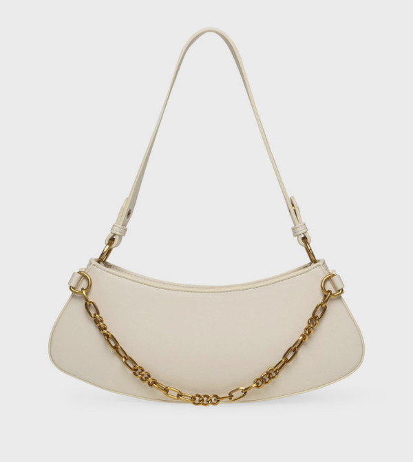 BSIMMS Chain Detail Zip Shoulder Bag