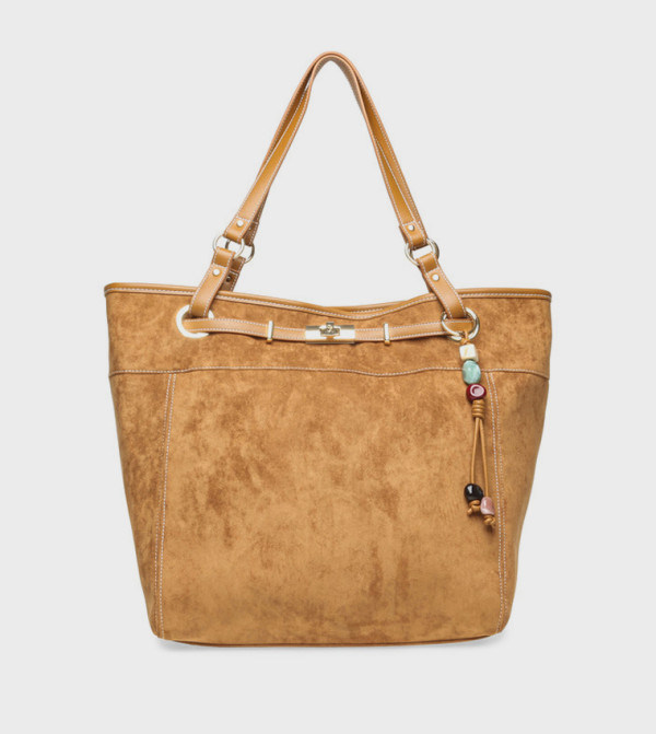 BSUTTEN 3 Solid Snap Button Tote Bag