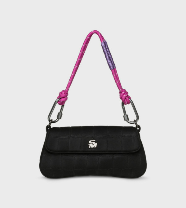 BVIPER-U Textured Flap Shoulder Bag
