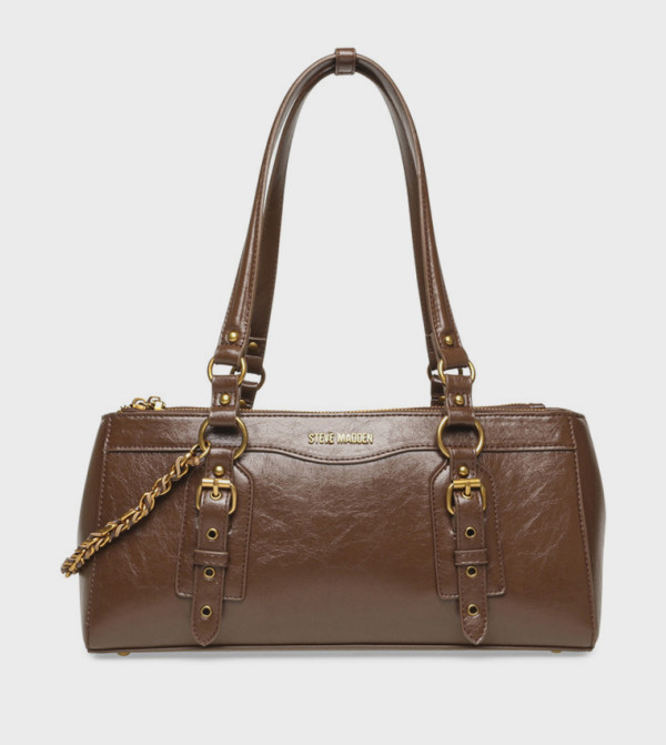 BWAYLON Textured Zip Shoulder Bag
