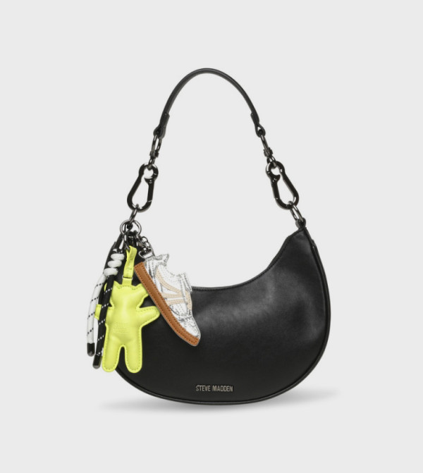 BVIVIANNE Charm Detail Zip Shoulder Bag