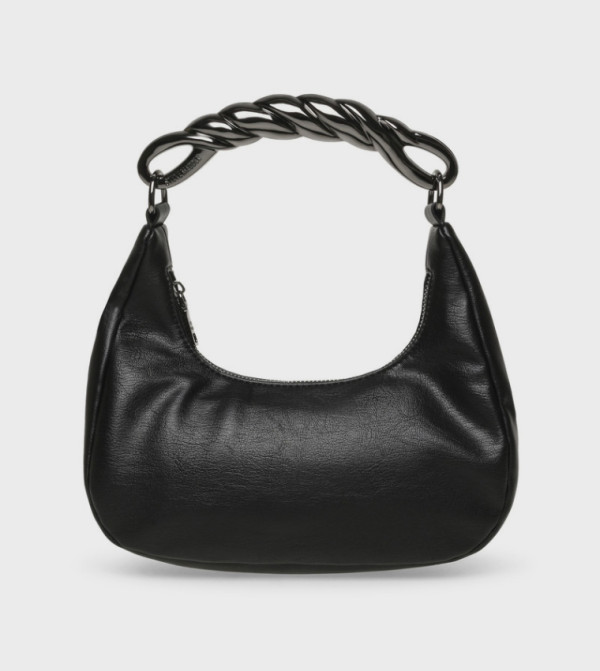 BKENZAL Solid Twisted Handle Handheld Bag