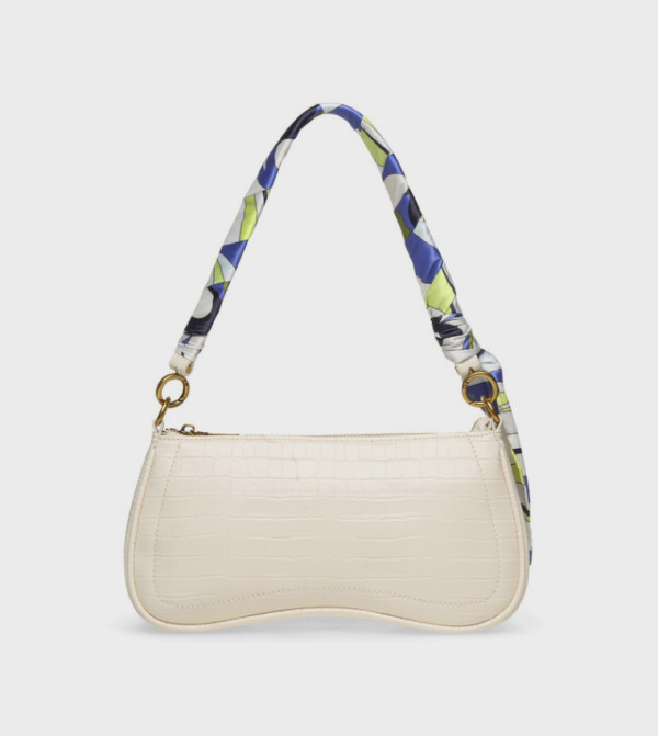 BBASH 2 Textured Zip Shoulder Bag