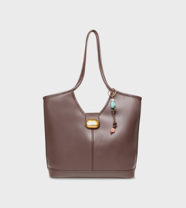 BPROUD 5 Solid Snap Button Tote Bag