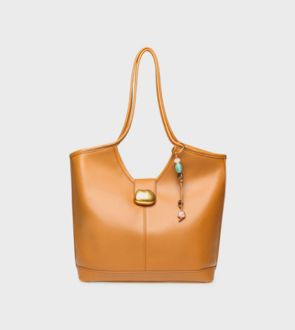 BPROUD 5 Solid Snap Button Tote Bag