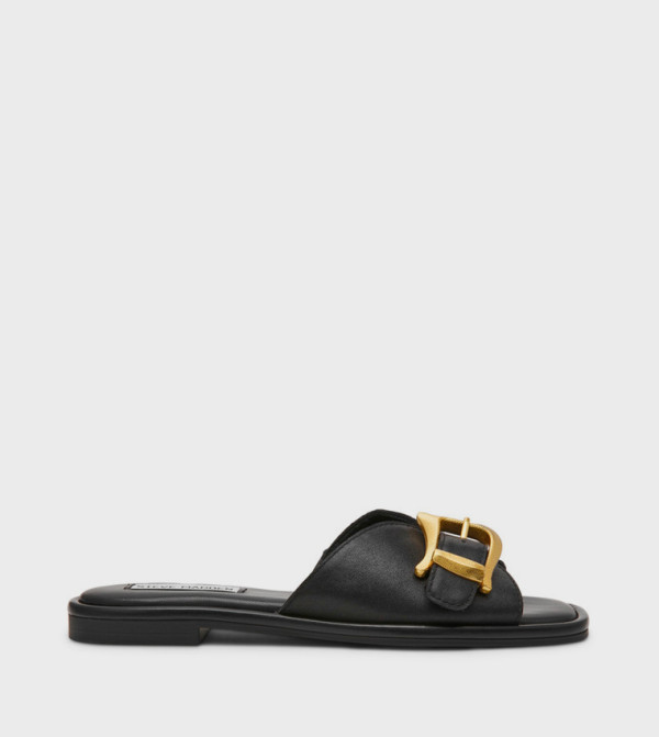 ABIGAYLE Buckle Detail Flat Sandals