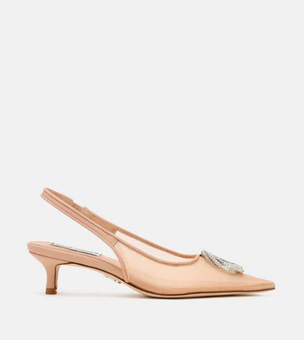 KAISLEY Crystal Embellished Slingback Pumps