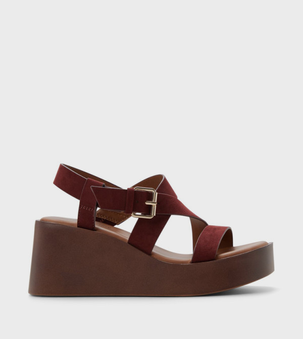 TEIGAN Strappy Buckle Closure Wedges