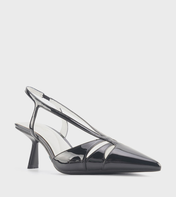 TUNMERA  Glossy Slingback Pumps
