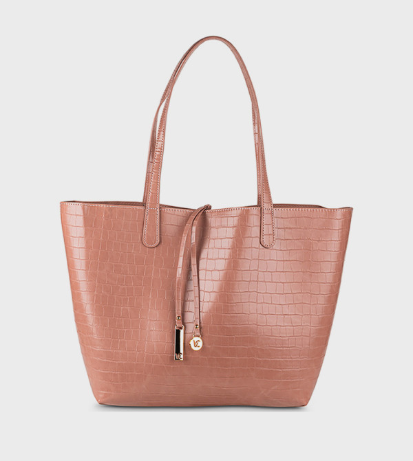Textured Tote Bag Set