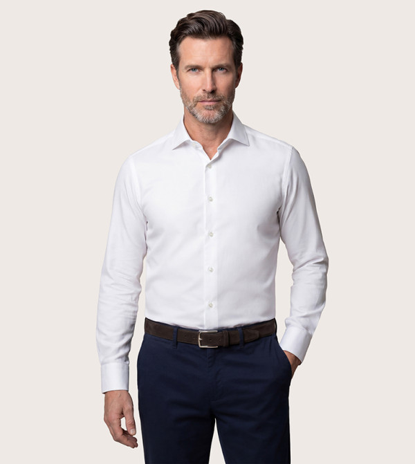 VILNIUS NON-I PERM Solid Long Sleeves Shirt