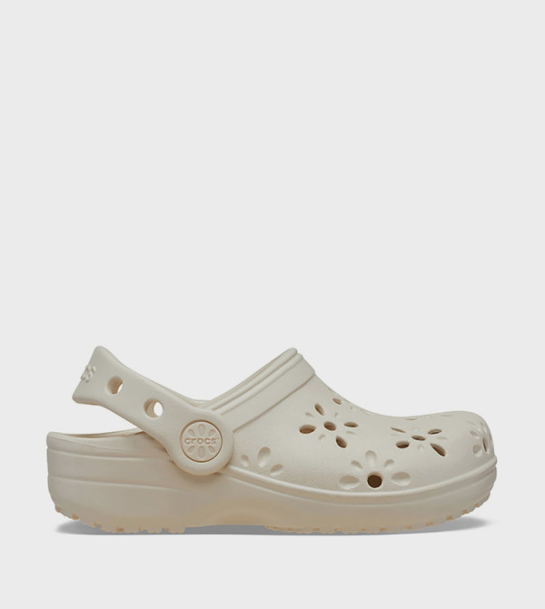 Toddlers' Classic Floral Cut Out Clog 