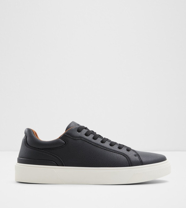 WILLIO Round Toe Lace-Up Sneakers