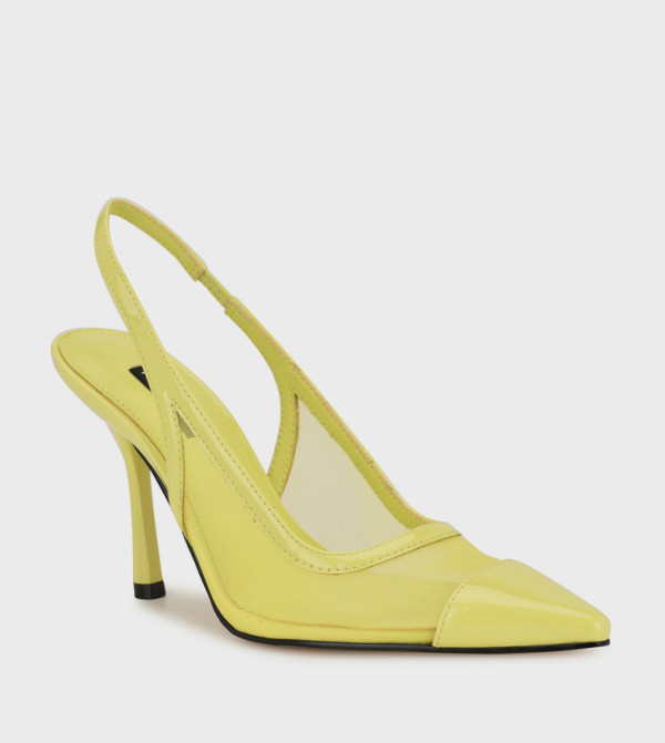 JERMAIN Cap Toe Slingback Pumps