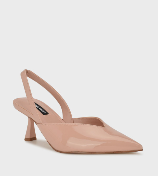 LENEA Glossy Slingback Pumps