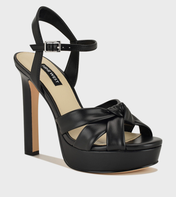 WINDEE Ankle Strap Platform Heel Sandals