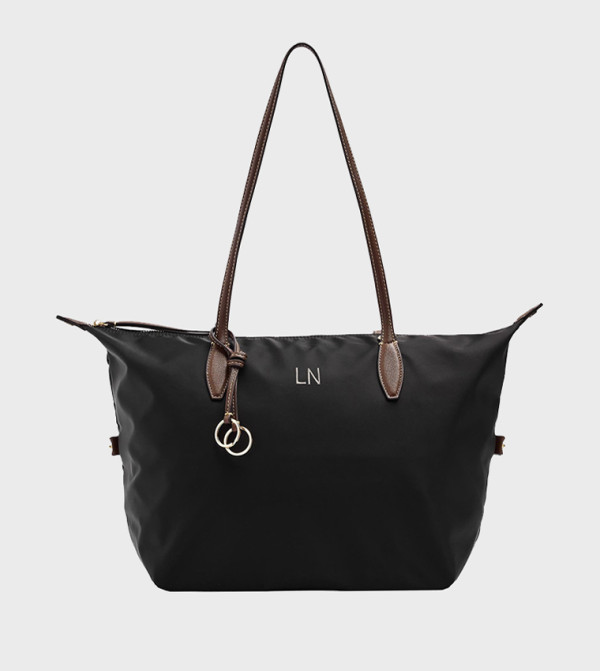 Solid Zipper Tote Bag for 14" Laptop
