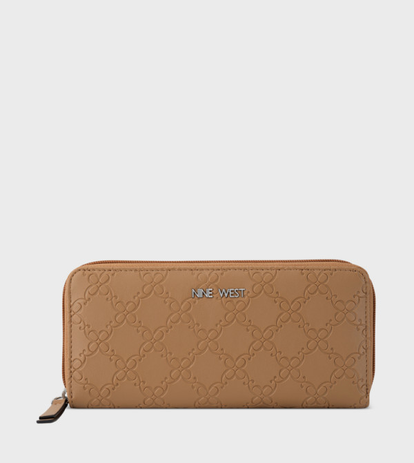NORAH Patterned Zip Around Long Wallet