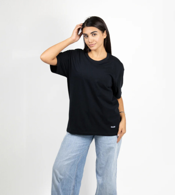 3-Pack Solid Short Sleeves Oversized T-Shirts
