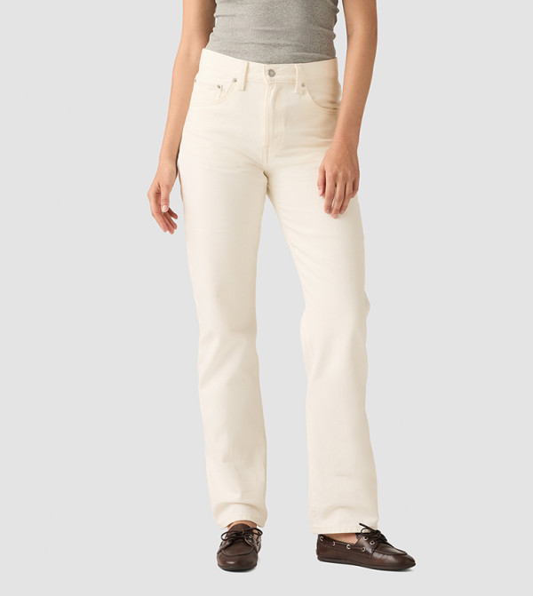 Washed Dad Fit Jeans