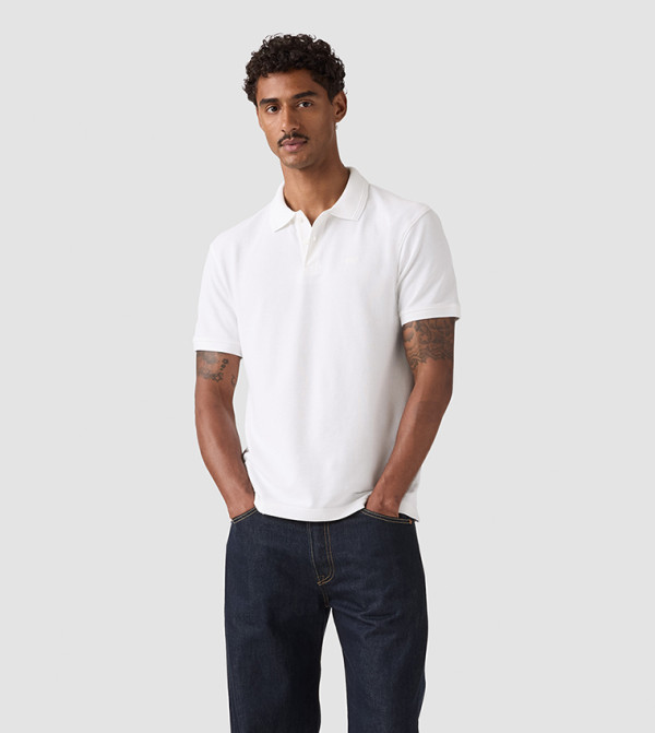 Logo Embroidered Short Sleeves Polo T-Shirt