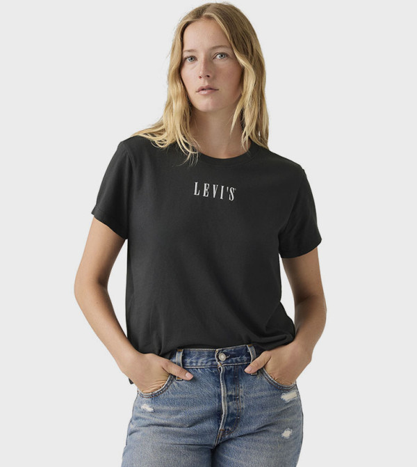 Logo Embroidered Short Sleeves T-Shirt