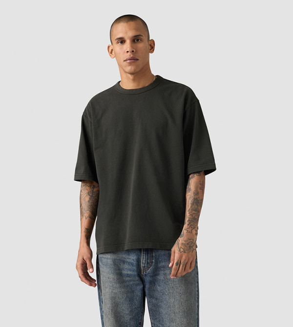 Solid Heavyweight Loose Fit T-Shirt