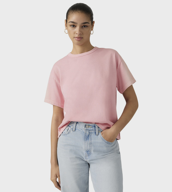 تيشيرت أوفرسايز بكم قصير