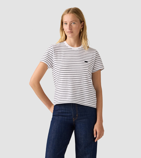Striped Crew Neck T-Shirt
