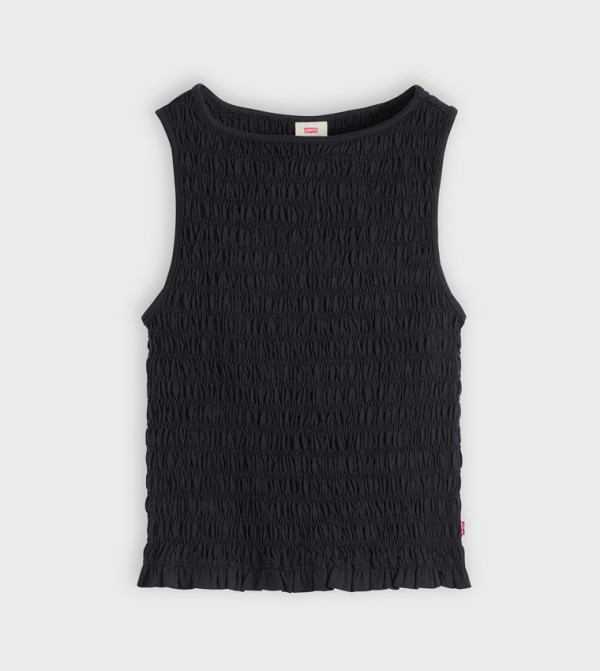 BELLA Sleeveless Smocked Top