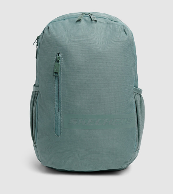 ATHLECTIC Logo Printed Zippered Backpack