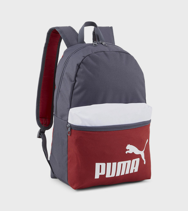 Phase Color Block Front Pocket Backpack