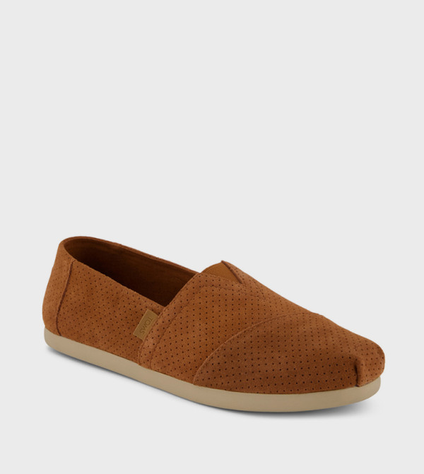 ALPARGATA CLASSIC Logo Label Slip-On Shoes