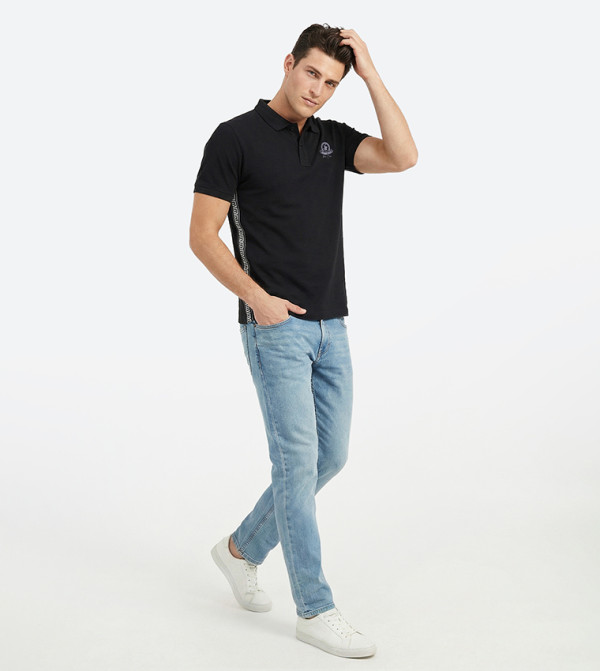 Logo Detail Short Sleeves Polo T-Shirt