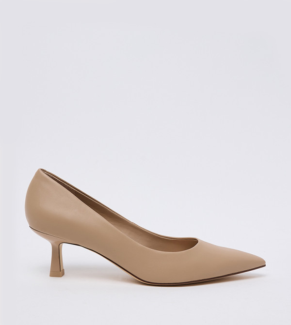 Emmy Pointed Toe Kitten Heel Pumps