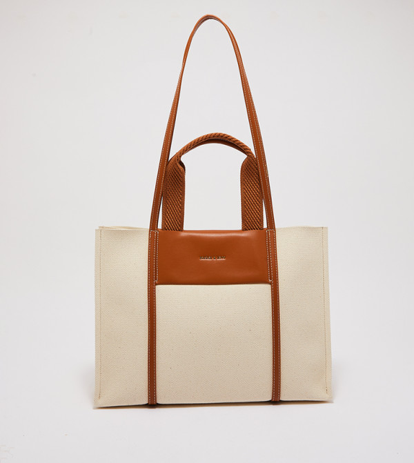 Shalia Large Double Handle Tote Bag