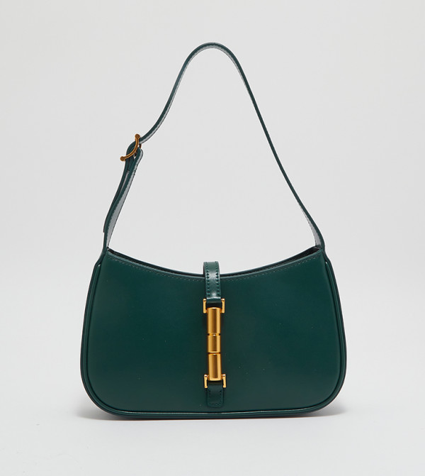 Cesia Metallic Accent Shoulder Bag