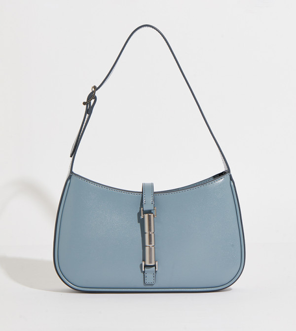 CESIA Metallic Accent Shoulder Bag