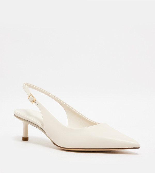 Pointed Toe Slingback Pumps