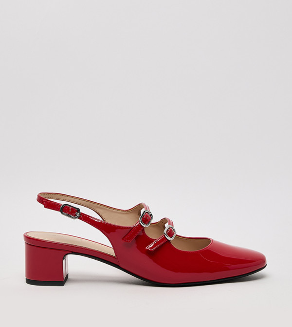 Clementine Double Strap Slingback Pumps