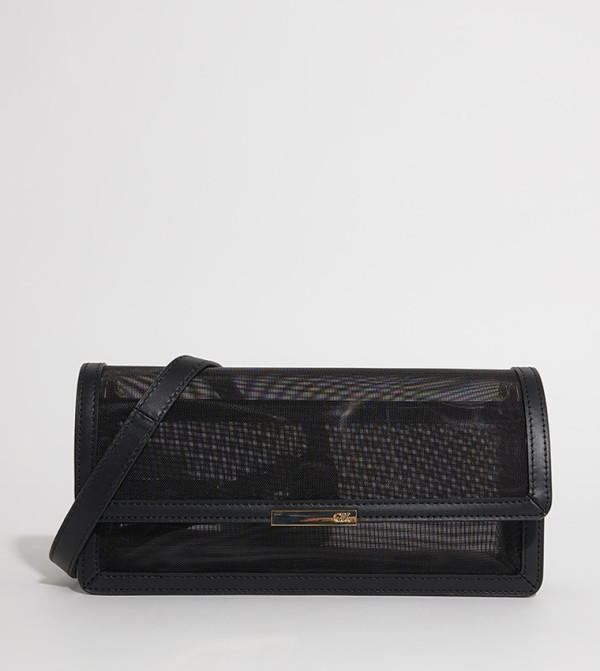 Mesh Crossbody Bag