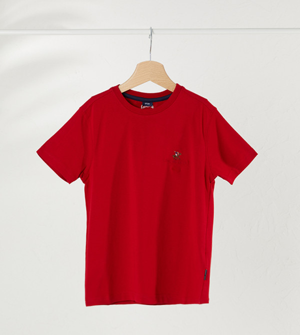 Logo Embroidered Short Sleeves T-Shirt