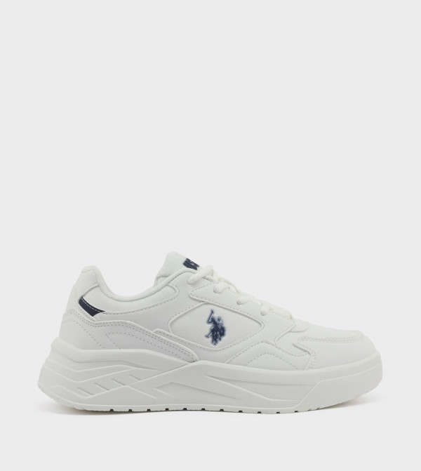 Logo Detail Low Top Sneakers