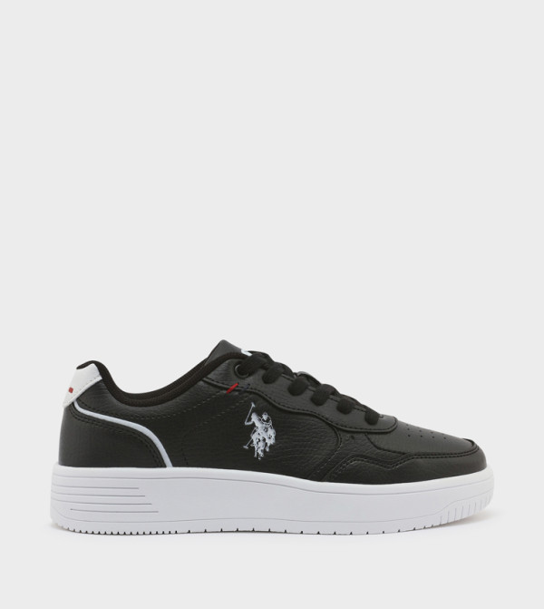 Logo Detail Low Top Sneakers