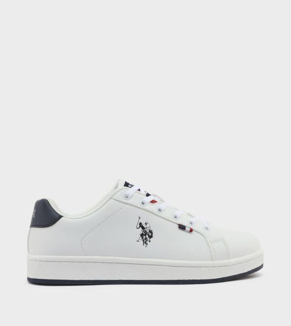 Logo Detail Low Top Sneakers